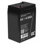 Batteria Green Cell AGM15 Piombo AGM 6V 4Ah Nera Ricaricabile 1 Pezzo Batteria Green Cell AGM15 Piombo AGM 6V 4Ah Nera Ricaricabile 1 Pezzo