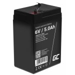 Batteria Green Cell AGM11 6V 5Ah Piombo Sigillata Nera Compatta Batteria Green Cell AGM11 6V 5Ah Piombo Sigillata Nera Compatta