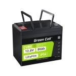 Batería Green Cell LFPGC12V80AH 12,8 V 80 Ah LiFePO4 Black Green Batería Green Cell LFPGC12V80AH 12,8 V 80 Ah LiFePO4 Black Green