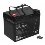 Batteria Green Cell AGM21 Piombo Sigillato VRLA 12V 33Ah 1pz Nero Batteria Green Cell AGM21 Piombo Sigillato VRLA 12V 33Ah 1pz Nero