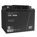Batteria Green Cell AGM22 12V 40Ah Piombo Sigillato VRLA Nero 1 pezzo Batteria Green Cell AGM22 12V 40Ah Piombo Sigillato VRLA Nero 1 pezzo