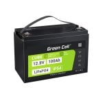 Batteria Green Cell LFPGC12V100AH 12,8 V 100 Ah LiFePO4 IP54 1280 Wh Nero Verde Batteria Green Cell LFPGC12V100AH 12,8 V 100 Ah LiFePO4 IP54 1280 Wh Nero Verde