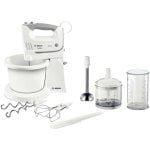 Batidora Bosch MFQ36490 450 W 5 velocidades soporte desmontable 0,5 L blanca Batidora Bosch MFQ36490 450 W 5 velocidades soporte desmontable 0,5 L blanca
