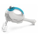 Batidora de mano Esperanza EKM010 Azul claro Blanco 300W Mango ergonómico Turbo