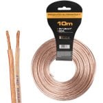 Cavo altoparlante Libox LB0008-10 2x1,50mm CCA 10 m Trasparente