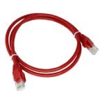 Cavo di rete Alantec KKU5CZE0.25 Cat5e 0,25 m UTP rosso connettori RJ-45