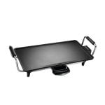 Placa de Cozinha Melchioni Atena 2000W Superfície Antiadherente 43x23 cm Termostato Preto