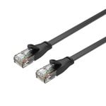 Cavo di rete UNITEK C1811GBK 3 m Cat6 RJ-45 Nero contatti dorati PVC