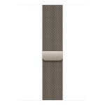 Bracelet Milanese Loop Apple MGJ24ZM/A acier inoxydable magnétique Apple Watch 44/45/46/49 mm naturel