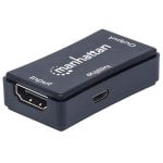 Repetidor HDMI Manhattan 4K 4096x2160 Pixeles 40 m HDCP Micro-USB B