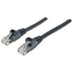 Cable de red Intellinet Cat6 UTP 3 m RJ-45 negro contactos oro