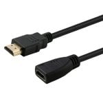 Cable HDMI Savio CL-132 1m Alta Velocidad v1.4 Macho-Hembra 4K ARC Cable HDMI Savio CL-132 1m Alta Velocidad v1.4 Macho-Hembra 4K ARC