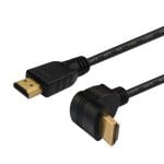 Cable HDMI Savio CL-108 1,5 m 2.0 Macho-Macho Ángulo Chapado Oro Negro Cable HDMI Savio CL-108 1,5 m 2.0 Macho-Macho Ángulo Chapado Oro Negro