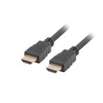 Cabo HDMI Lanberg CA-HDMI-13CC-0018-BK 1,8m 3D Tipo A Macho Ouro Preto