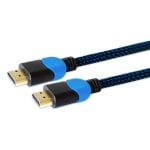 Cable HDMI Savio GCL-02 1,8 m High Speed 4K 3D Trenzado Oro Cable HDMI Savio GCL-02 1,8 m High Speed 4K 3D Trenzado Oro
