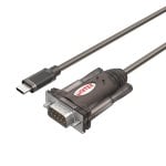 Cabo UNITEK Y-1105K DB-9 Macho 1,5 m Preto RoHS Cabo UNITEK Y-1105K DB-9 Macho 1,5 m Preto RoHS