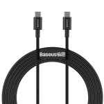 Cavo USB C Baseus Superior 1m USB 2.0 0,48 Gbit/s Nero Cavo USB C Baseus Superior 1m USB 2.0 0,48 Gbit/s Nero