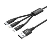 Cable UNITEK C14049BK USB C a Micro-USB B Lightning 1,2 m Negro Cable UNITEK C14049BK USB C a Micro-USB B Lightning 1,2 m Negro