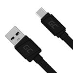 Cable USB A Green Cell KABGC03 0,25 m USB C Transferencia 0,48 Gbit/s Negro Cable USB A Green Cell KABGC03 0,25 m USB C Transferencia 0,48 Gbit/s Negro