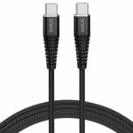 Cable USB C Savio CL-159 1m 100W USB 2.0 Negro