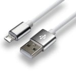 Cabo Everactive CBS-1MW 1 m USB A Micro-USB Branco Carregamento Rápido Cabo Everactive CBS-1MW 1 m USB A Micro-USB Branco Carregamento Rápido