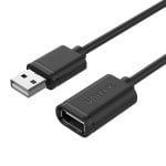 Cable USB UNITEK Y-C450GBK 2 m USB A Macho a Hembra USB 2.0 Negro Cable USB UNITEK Y-C450GBK 2 m USB A Macho a Hembra USB 2.0 Negro