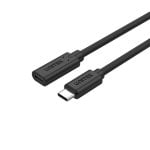 Cable UNITEK C14086BK USB C 0,5 m USB 3.2 Gen 2 10 Gbit/s Negro Cable UNITEK C14086BK USB C 0,5 m USB 3.2 Gen 2 10 Gbit/s Negro