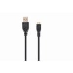 Cabo USB Gembird CCP-mUSB2-AMBM-6 1,8 m USB 2.0 Macho/Macho contatos dourados