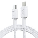 Cable Green Cell KABGC30W USB C a USB C 1,2 m 60W Blanco Cable Green Cell KABGC30W USB C a USB C 1,2 m 60W Blanco