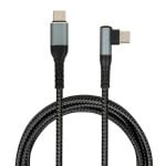 Cable USB C iBox IKUTC100 2 m Textil Carga Rápida 60 W Negro Cable USB C iBox IKUTC100 2 m Textil Carga Rápida 60 W Negro