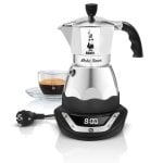 Cafetera Moka Elettrica Bialetti Moka Timer 3 tazze LED Programmabile Alluminio Cafetera Moka Elettrica Bialetti Moka Timer 3 tazze LED Programmabile Alluminio