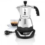 Caffettiera moka elettrica Bialetti EAsy Timer 6 0,3L acciaio inox display LED Caffettiera moka elettrica Bialetti EAsy Timer 6 0,3L acciaio inox display LED