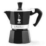 Caffettiera Moka Bialetti Moka Express 6 tazze Alluminio Nero Caffettiera Moka Bialetti Moka Express 6 tazze Alluminio Nero