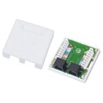 Panel de Conexión Alantec GN011 Cat6 UTP Blanco 2 Puertos RJ-45