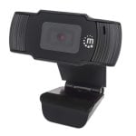 Webcam Manhattan USB Full HD 2MP 1080p con Clip Negro