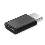 Savio AK-31 Adaptador Compacto USB-C para Micro-USB Preto