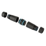Adattatore di rete Techly IWP-MD C6-IP68T RJ-45 Doppio Femmina Nero IP68 Adattatore di rete Techly IWP-MD C6-IP68T RJ-45 Doppio Femmina Nero IP68