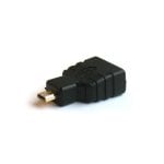 Adaptador Micro-HDMI Savio CL-17 HDMI 1.4 Contactos Oro Bidireccional Negro Adaptador Micro-HDMI Savio CL-17 HDMI 1.4 Contactos Oro Bidireccional Negro