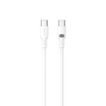 Cable USB C Havit 6939119066246 1 m USB Power Delivery 60W Blanco Cable USB C Havit 6939119066246 1 m USB Power Delivery 60W Blanco