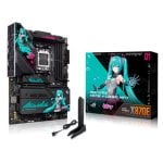 Carte mère ASUS ROG STRIX X870E-H Gaming X870E AM5 DDR5 ATX WiFi 7 Edition Hatsune Miku RGB Carte mère ASUS ROG STRIX X870E-H Gaming X870E AM5 DDR5 ATX WiFi 7 Edition Hatsune Miku RGB