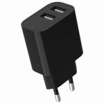 Carregador USB Gembird TA-UC-2A12-01-BK 2 Portas 2.1A Branco Carregador USB Gembird TA-UC-2A12-01-BK 2 Portas 2.1A Branco