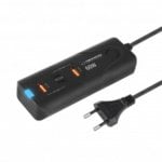 Fuente de Alimentación Esperanza 60W Modelo EZC109 Carga Rápida 4 Puertos Fuente de Alimentación Esperanza 60W Modelo EZC109 Carga Rápida 4 Puertos