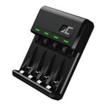 Carregador Green Cell GC VitalCharger para pilhas AA e AAA NiMH USB Preto Carregador Green Cell GC VitalCharger para pilhas AA e AAA NiMH USB Preto