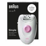 Epilatore Elettrico Braun Silk-epil 1 1-000 1 Velocità 20 Pinzette