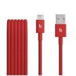 Cabo USB-C para USB-A Apple Beats 1,5 m Trançado Vermelho