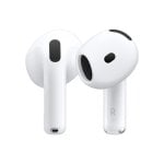 Auricolari Apple AirPods 4 wireless Bluetooth per chiamate, musica e sport bianchi Auricolari Apple AirPods 4 wireless Bluetooth per chiamate, musica e sport bianchi