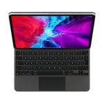 Tastatur mit Trackpad Apple MXQU2D/A QWERTZ Deutsch Kompatibel iPad Pro 12.9" Beleuchtet Schwarz