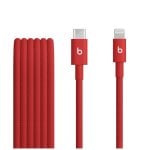 Cavo Apple Beats 1,5 m Lightning USB-C rosso intrecciato Cavo Apple Beats 1,5 m Lightning USB-C rosso intrecciato