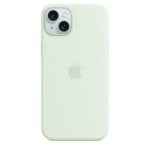 Custodia per cellulare Apple Silicone Menta MagSafe Antigraffio per iPhone 15 Plus