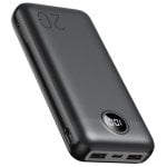 PowerBank Veger L20 20000mAh Preto Carga Rápida 20W LCD USB-C USB-A